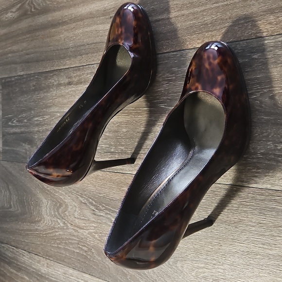 Stuart Weitzman Tortoiseshell High Heels Size 9.5 - Picture 5 of 8